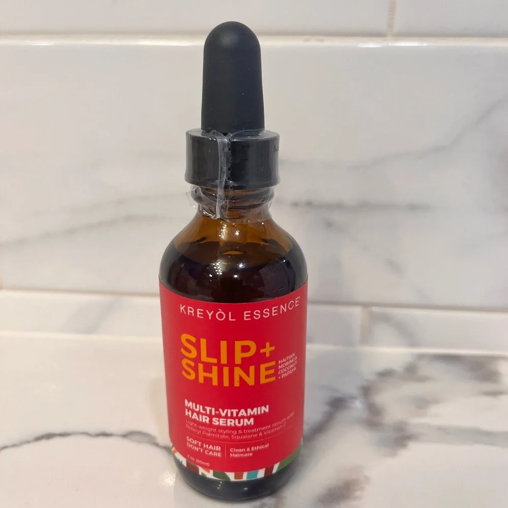 Kreyol Essence Slip+Shine Vegan Hair Multi Vitamin Serum.Morinca,coconut,Papaya.